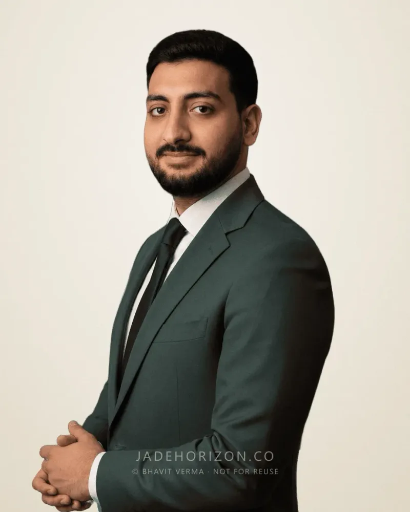 Bhavit Verma, founder of Jade Horizon